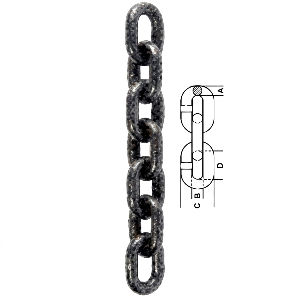 Corrente de Elos Aço Alloy Grau 8